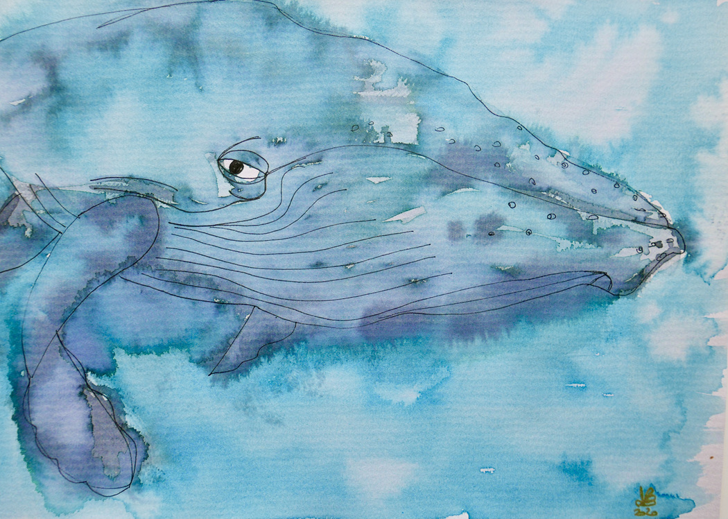 Painting of a whale